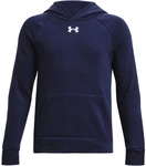 UNDER ARMOUR Rival Fleece Hoodie Jungen 410 - midnight navy/white L (149-160 cm)