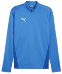 PUMA teamGOAL 1/4-Zip Trainings-Top Herren 02 - electric blue lemonade/puma