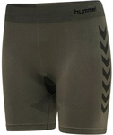 hummel First Seamless kurze Tights Damen grape leaf XS/S