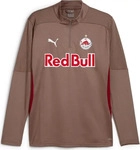 Puma 778382-08, PUMA FC Red Bull Salzburg 1/4-Zip Trainings-Top Herren 08 - dark