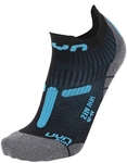 UYN Laufsocken doppellagig Herren black/turquoise 39-41