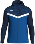 JAKO Iconic Trainingsjacke mit Kapuze 403 - royal/marine S