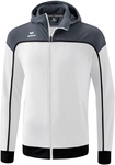 erima Change Trainingsjacke mit Kapuze Kinder wei&szlig;/slate grey/schwarz 128