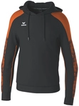 erima EVO STAR Hoodie Kinder schwarz/orange 140