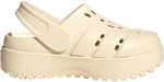 adidas Adilette Platform Clogs Damen JP7159 - wonder white/wonder white/wonder white