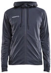 CRAFT Evolve Kapuzen-Trainingsjacke Herren 995000 - asphalt XS
