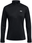 UNDER ARMOUR Tech 1/2-Zip Trainingsshirt Damen 001 - black/white L