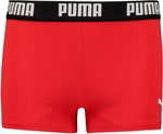 PUMA Swim Logo Trunk Badehose Jungen 03 - red 116