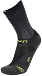 UYN Aero Fahrradsocken black/lime 35-38