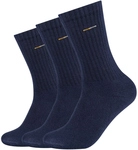 3er Pack camano Baumwoll Sportsocken mit Komfort-Bund 0004 - navy 39-42