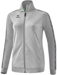erima Essential Team Tracktop Sweatjacke Damen hellgrau melange/slate grey 34