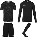 uhlsport Prediction Torwart-Set Kinder schwarz 128