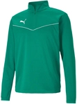 PUMA teamRISE 1/4-Zip Top pepper green/puma white L