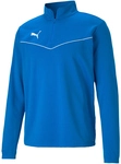 PUMA teamRISE 1/4-Zip Top electric blue lemonade S