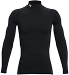 UNDER ARMOUR ColdGear Mock Kompressionsshirt Herren 001 - black/white 3XL