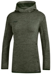 JAKO Premium Hoodie Damen khaki meliert 36