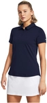 UNDER ARMOUR Playoff Poloshirt Damen 410 - midnight navy/midnight navy/halo gray M