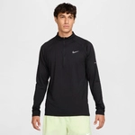 NIKE Stride Dri-FIT 1/2-Zip Midlayer Laufshirt Herren 010 - black/reflective silv S