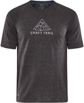 CRAFT ADV Wool Trailrunningshirt Herren 999200 - black melange M