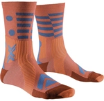 X-SOCKS Gravel Perform Merino Crew Fahrradsocken O010 - sunset/twyce blue 45-47