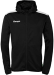 Kempa Emotion 27 Trainingsjacke mit Kapuze Kinder schwarz/wei&szlig; 116
