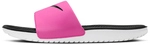 NIKE Kawa Slides Badelatschen Jungen 600 - laser fuchsia/black-white 35