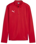 PUMA teamGOAL 1/4-Zip Trainings-Top Damen 01 - PUMA red/PUMA white/fast red M