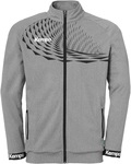 Kempa Wave 26 Poly Trainingsjacke Kinder 213 - dark grau melange/anthra 116