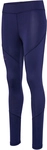 hummel Staltic Poly High-Waist Tights Damen 7220 - marine/paisley purple XS