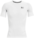 UNDER ARMOUR HeatGear kurzarm Funktionsshirt Herren 100 - white/black 3XL