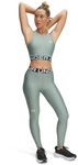 UNDER ARMOUR HeatGear Leggings Damen 348 - silica green/white L