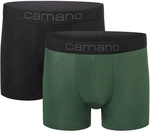 2er Pack camano Men comfort BCI cotton Boxershorts 7910 - sycamore green S