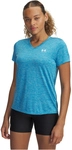 UNDER ARMOUR Tech Twist T-Shirt Damen 452 - ether blue/white L