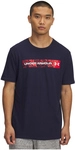 UNDER ARMOUR Camo Stripe T-Shirt Herren 411 - midnight navy/red/white L