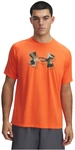 UNDER ARMOUR Tech Print Trainingsshirt Herren 847 - fire/baroque green L