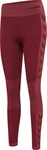Hummel 210511-3170, hummel hmlCLEA Seamless Mid-Waist Leggings Damen cabernet/apple