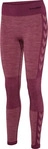 Hummel 210511-3491, hummel hmlCLEA Seamless Mid-Waist Leggings Damen 3491 - grape