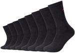 8er Pack camano Red Classic Baumwolle Tennissocken 9999 - black 35-38