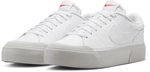 NIKE Court Legacy Lift Plateau Sneaker Damen 108 - white/photon dust-picante red 38