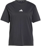 adidas Essentials 3-Streifen Baumwoll T-Shirt Damen JD0846 - black/white XXS