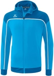 erima Change Trainingsjacke mit Kapuze Kinder curacao/mykonos/wei&szlig; 128