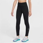 NIKE One Dri-FIT Tights M&auml;dchen 010 - black/white XL (156-166 cm)