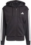 adidas Essentials 3-Streifen Sweatjacke Herren JD1870 - black/white XS