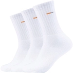 3er Pack camano Baumwoll Sportsocken mit Komfort-Bund 0001 - white 35-38