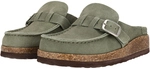Cruz Emilian Leder Moc Toe Kork Clogs Damen 3011 - deep lichen green 36