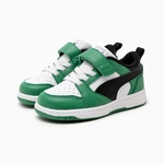 PUMA Rebound V6 Low AC+ Baby-Sneaker 05 - PUMA white/PUMA black/archive green 23
