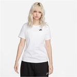 NIKE Sportswear Club Essentials T-Shirt Damen 100 - white XS