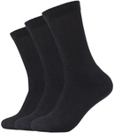 3er Pack s.Oliver Essentials Gek&auml;mmte Baumwolle Tennissocken 9999 - black 35-38