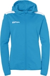 Kempa Emotion 27 Trainingsjacke mit Kapuze Damen kempablau/wei&szlig; L