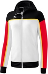erima Change Trainingsjacke mit Kapuze Damen wei&szlig;/schwarz/rot 34